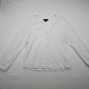 Sanctuary White Textured Blouse